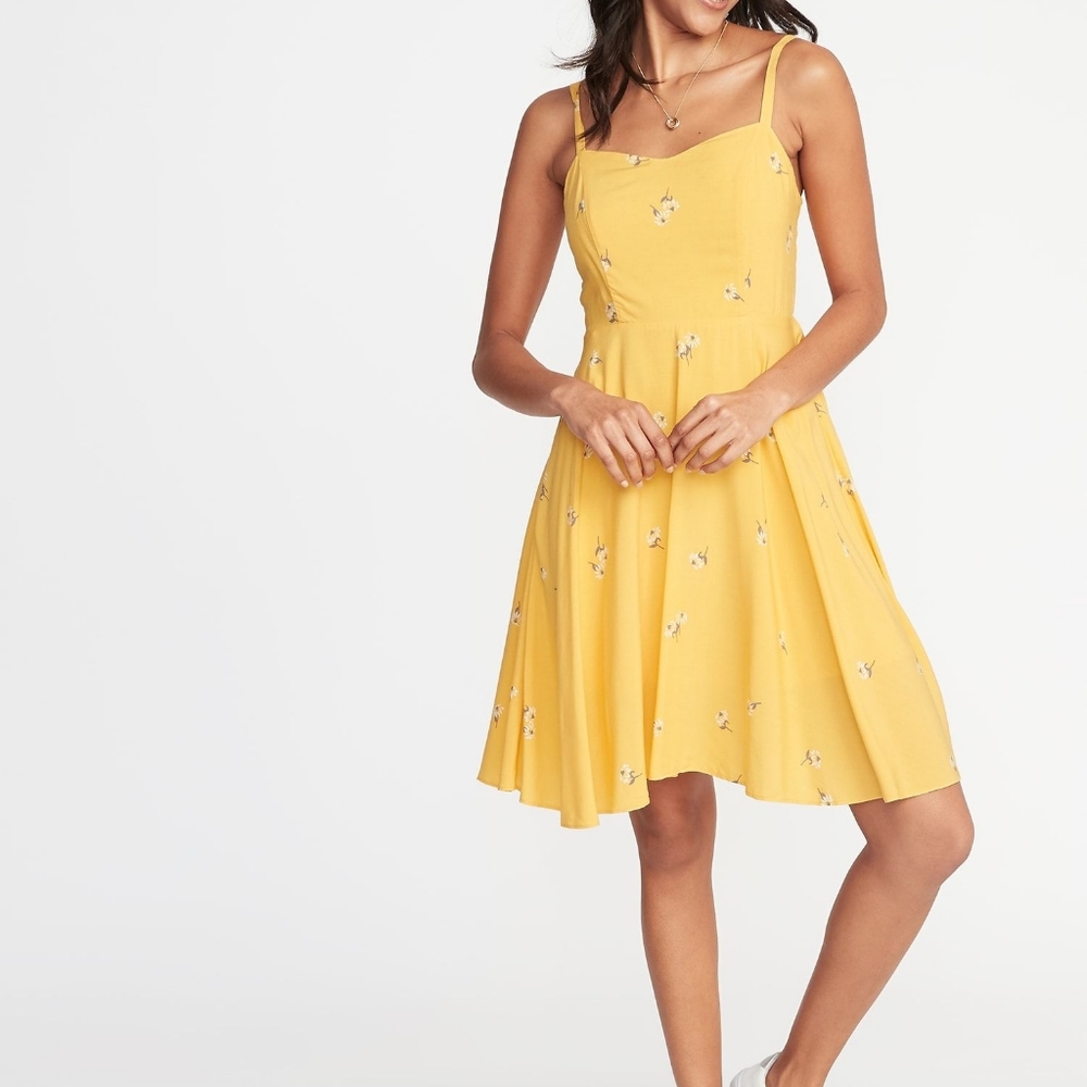 Small Old Navy Fit & Flare Cami Dress
